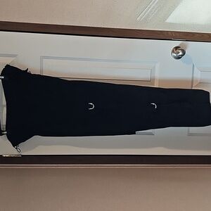 Angel Kiss Women's Size Medium Black Wide Leg Cargo Utility Pants Used